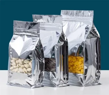 تصویر 4 از پاکت ایستاده زیپ دار پنجره مستطیل + مقاوم و با کیفیت